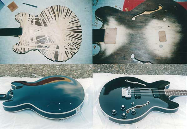 Gibson Bass Neulackierung